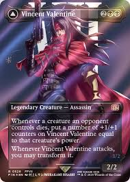 Vincent Valentine - Surge Foil Borderless (Japanese Language)